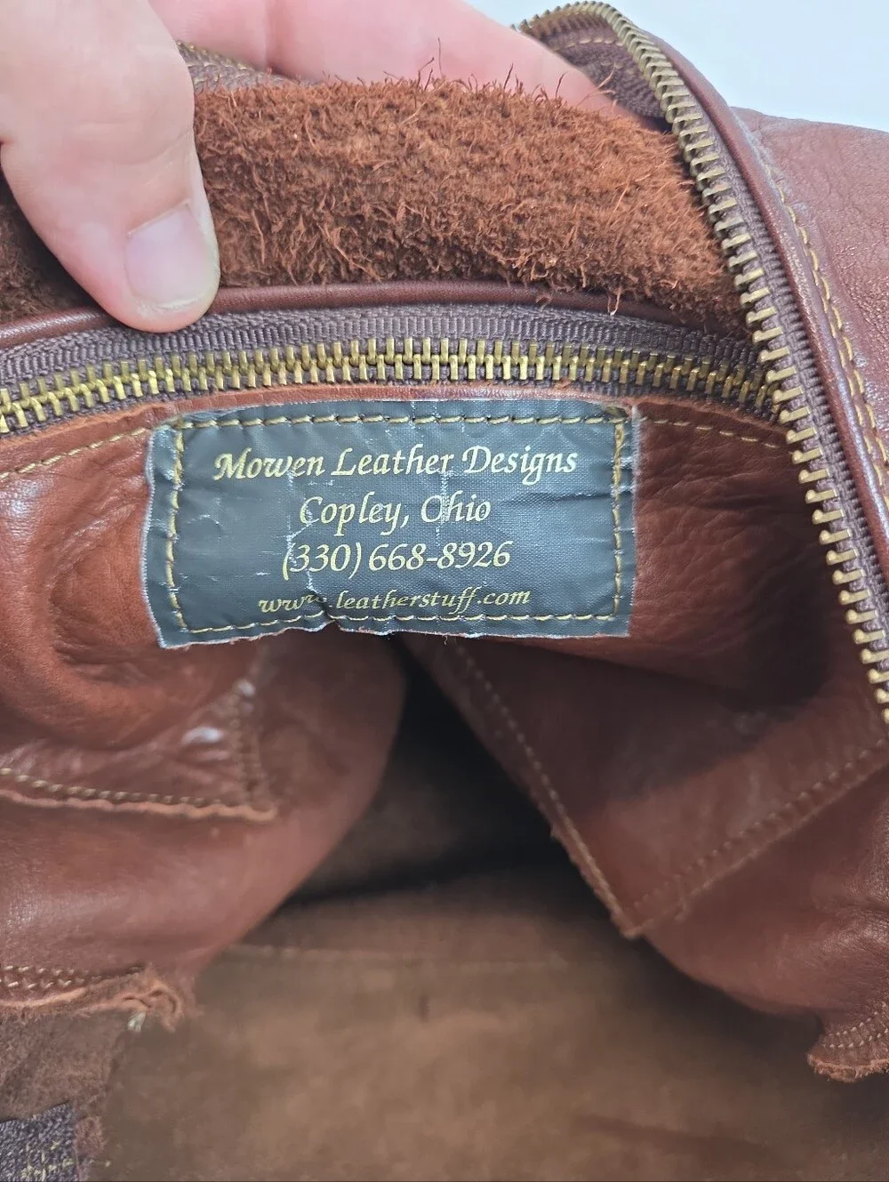 Mowen Leather Designs premium brown
